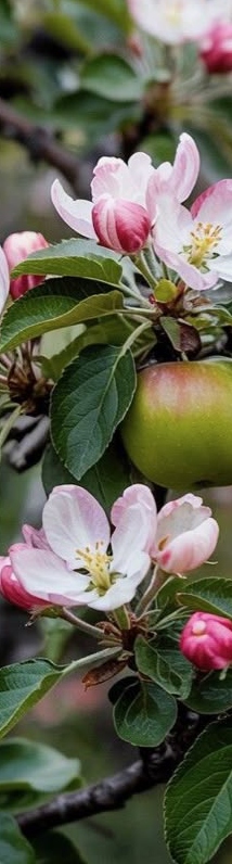Fruit blossom image from the Evergreen Heaven brochure